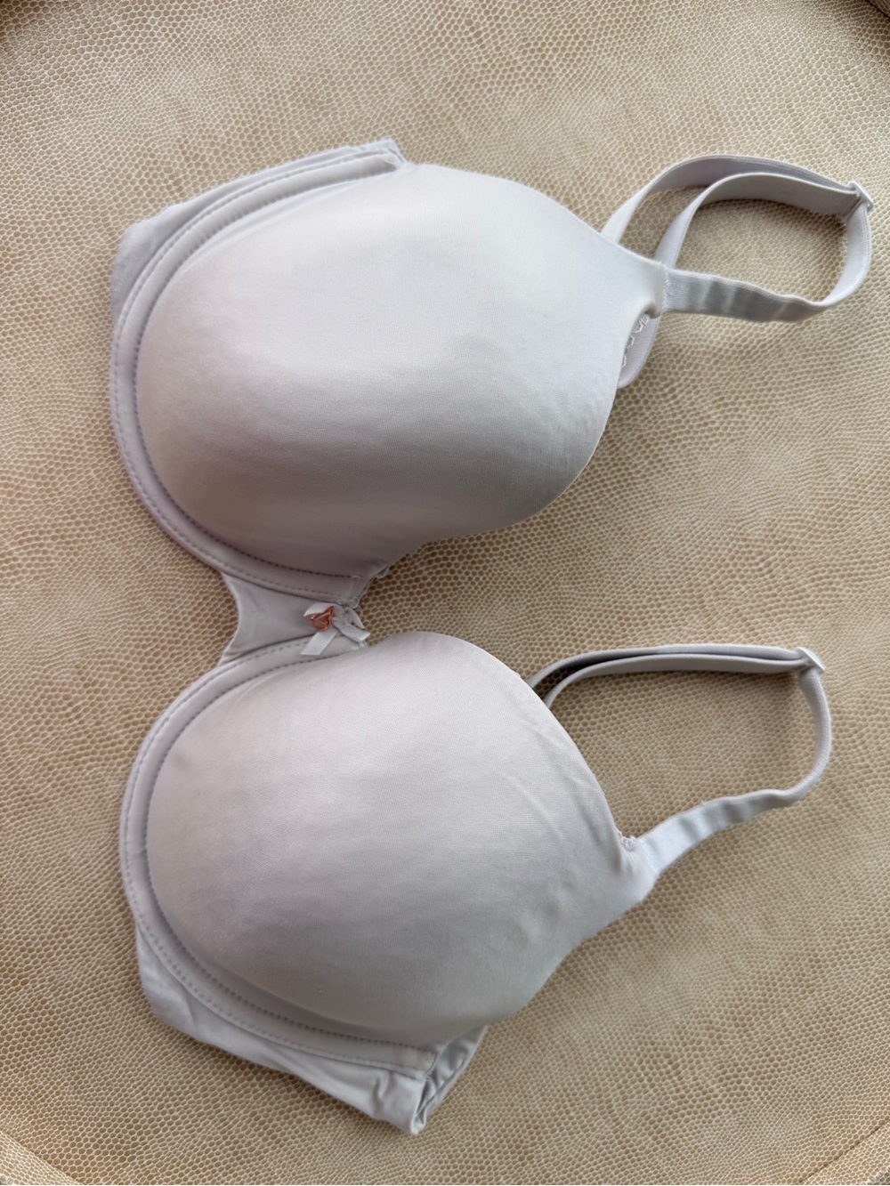 Victoria's Secret Light Gray Padded T-Shirt Bra